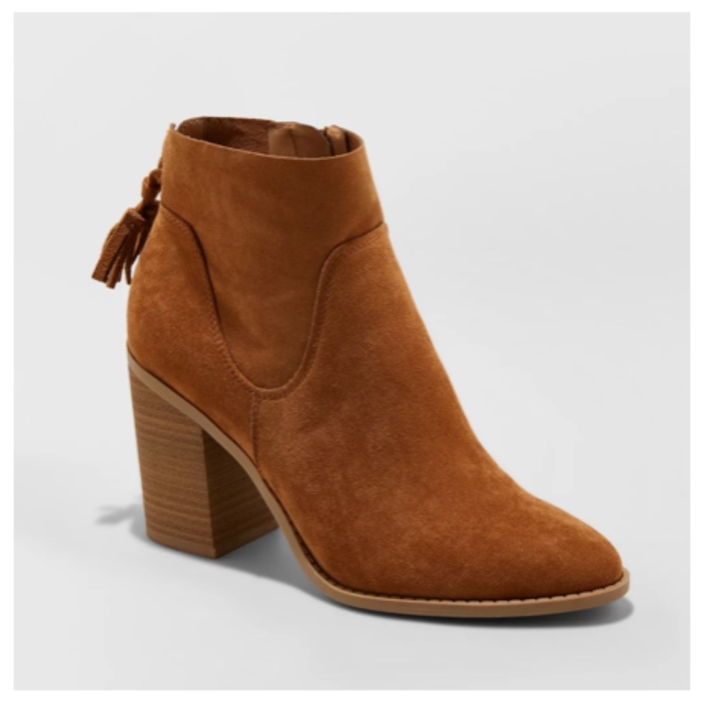 Suede Booties